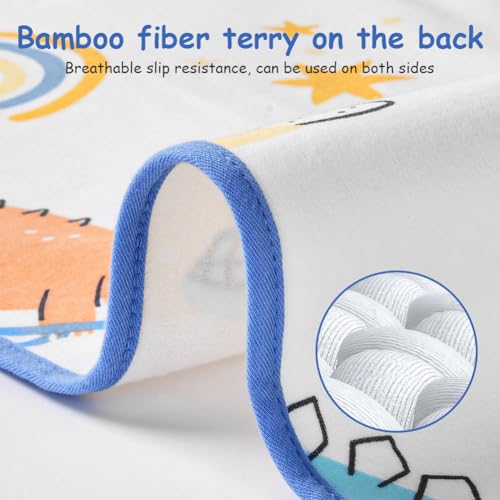 Miniatura 3 de Aolso Almohadillas De Cama De Entrenamiento Para Ir Al Baño, Protector De Cama Para Niños, 70 X 90 Cm, Protector De Colchón Para Mojar La Cama, Almohadillas De Agua, Protector De Sábanas Para Niños