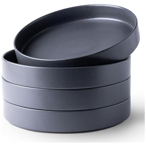 GBHOME 9.25" Stoneware Pasta Bowls Cover