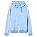 Womens Zip Up Hooded Sweatshirt Fall Fashion Patchwork Design Hoodie Pullover Comfy Fleece Long Sleeve Sweatshirts (Sky Blue,X-Large)