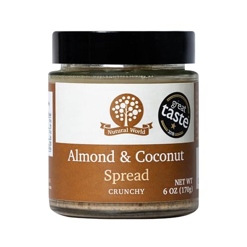 Nutural World - Crunchy Almond and Coconut Spread 6 Oz (170g) - Great Taste Award Winner