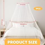 Mosquito Net for Bed, Mosquito Net Travel, Large Single Door Round Canopy, 250x1100x60cm for Home Bedroom and Outdoor Camping, Portable Mosquito Protection for Travelers - Image 2