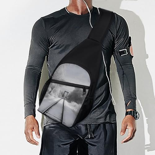 Morrales de senderismo crossbody ligero 15.4x8.3x3.5 in miniatura 7