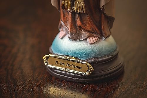 Imagem Nossa Senhora do Carmo Resina Importada 20cm