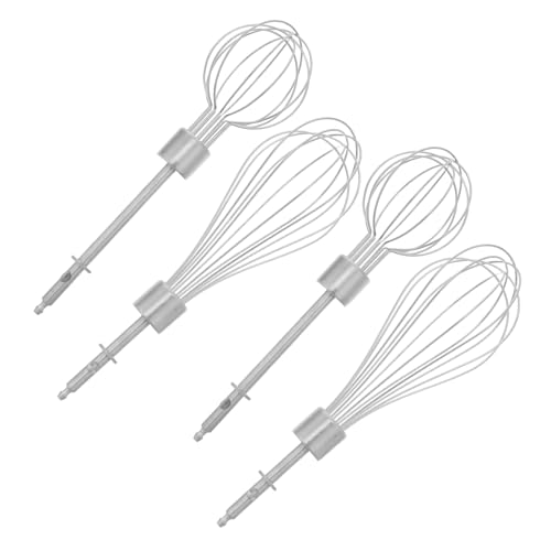 Alipis 4pièces Fouet pour Batteur Électrique Accessoires pour Batteur Électrique Fouets et Accessoires de Rechange pour Mini-fouets de Cuisine