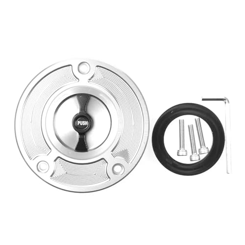 �X�Y�L GSXR600 750 1000 GSXR GSXR1000 K4 K5 K6 K7 K8 K9 2010-2020 SV650 GW250 �o���f�B�b�g GSF 650 1250 GSX1300R �K�X�R���^���N�L���b�v�ɓK��(Silver an