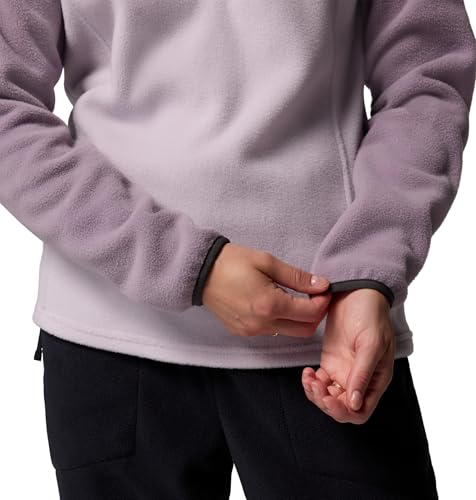 Image of Columbia Womens Benton Springs Half Snap II Pull Over Fleece Jacket, Dark Stone /Canoe /Vintage Blue, 3X