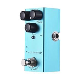 [CLASSIC BRITISH ROCK SOUND] Experience the iconic crunch distortion effect with exceptional response and sustain. [TRUE BYPASS DESIGN] Minimizes sound loss for pure, unaltered sound when the effect is not activated. [ROBUST ALUMINUM HOUSING] Lightwe...