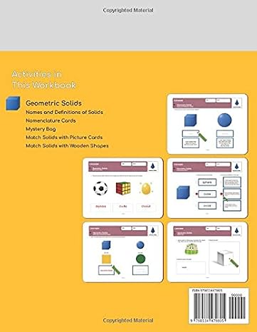 Montessori Geometry Geometric Solids Workbook: Montessori Geometry Geometric Solids Activities in One Book!