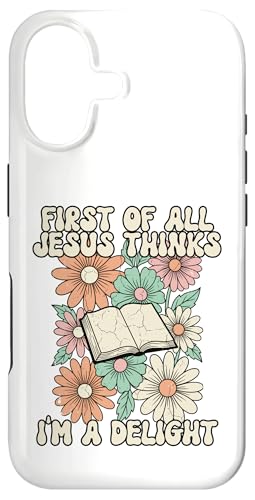Jesus Thinks I'm a Delight �t�@�j�[�N���X�`�����t���[���� �X�}�z�P�[�X iPhone 17 �p