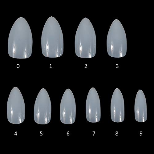 Lictin 600pcs Künstliche Fingernägel Falsche-Fingernägel Kunstnagel Nagel Fake Nägel Nagelspitzen – Bild 8