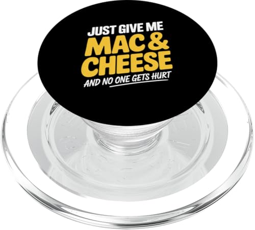 Humor de comida reconfortante para amantes de los macarrones y queso PopSockets PopGrip para MagSafe