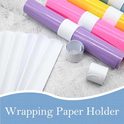 Image of 150 Pcs Vinyl Roll Holders Vinyl Rolls Storage for Craft Room DIY Adhesive Vinyl Htv Iron-On Wallpaper (150)