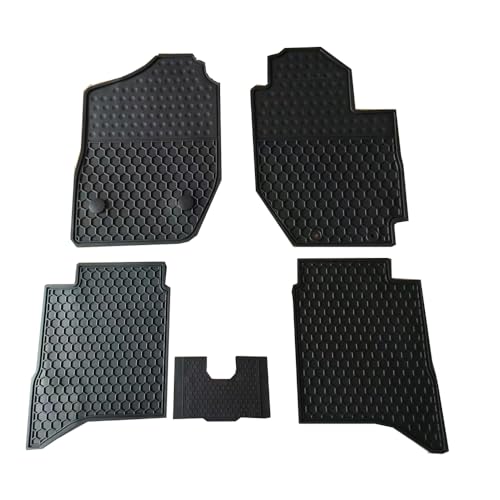 Lwope ジムニー ノマド JC74W MT車 5ドア フロアマット 1列目用&2列目用 2025年4月～現行 カーマット 柔らかい ラテックス素材 高い耐寒性 滑り止め 汚れ防止 防水 防塵 車種専用設計 取付簡単 保護パーツ カー用品 5枚セット