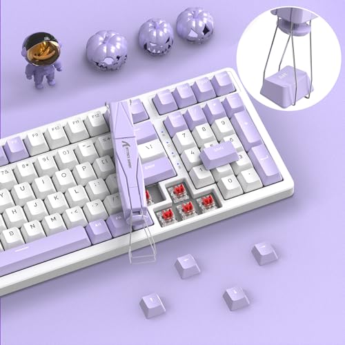 Extracteur de touches clavier mécanique violet outil 2 en 1 ATTACK SHARK KS01 switch keycap puller