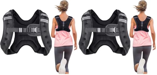Image of Henkelion Weighted Vest Weight Vest for Men Women Kids Weights Included, Body Weight Vests Adjustable for Running, Training Workout, Jogging, Walking