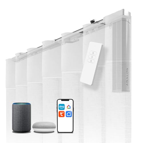 ABALON S-Wave Elektrische Gardinenschiene, WLAN-Motor, kompatibel mit...