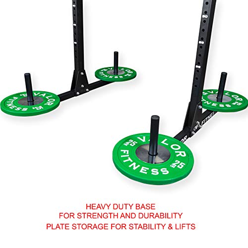 Valor Fitness BD-21 Yoke Rack with J-Hooks, Adjustable Crossbar and Pull Up Bar