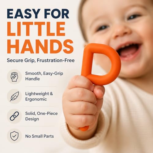 Image of Chewy Tubes P & Q Oral Motor Chew Tool, Latex-Free, Teething & Sensory | Safe & Non-Toxic: Made from durable, latex-free material designed for extended chewing without breaking down or splintering.