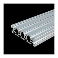 rail linéaire 1 pièces profilé en aluminium 2020 2040 3030 2080 20100 4040 2060 3060 profilé en alliage d'aluminium support 400-800mm cadre profilés en aluminium guide à glissière(Color:20100,Size:400