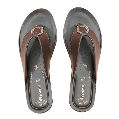Image of inblu Stylish Fashion Slipper for Women | Comfortable | Lightweight | Anti Skid | Casual Office Footwear (BM60)