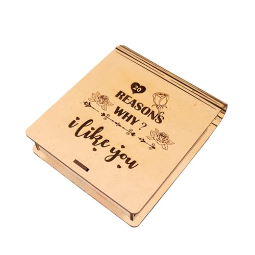 20 Reason I like You Wooden Message Box | Perfect Valentine's Day...