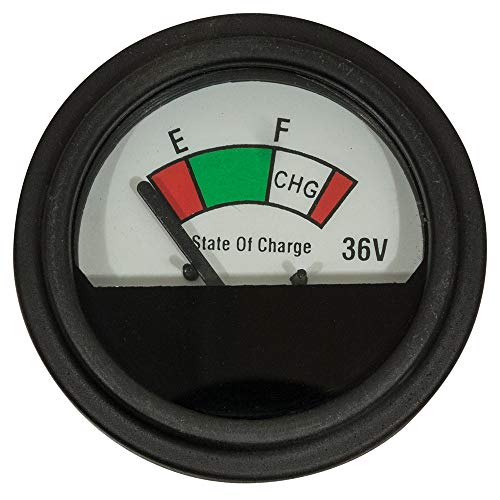 Buggies Unlimited Golf Cart 36 Volt Battery Charge Meter | Analog | Universal Fit