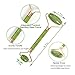 Original Jade Roller and Gua Sha Tools Set -Beauty Jade Roller for Face - 100% Real Natural Jade - Jade Facial Roller for Wrinkles, Anti Aging Face Massager - Authentic, Durable, Noiseless Design