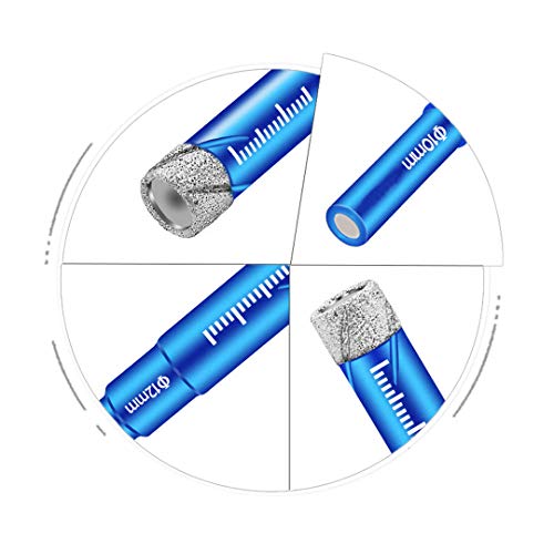 BOZONLI Diamond Hole Saw Drill Bits, Slate Porcelain Marble Hollow Core Drill Bit for Glass Ceramic, Porcelain, Tile, Marble - Image 2