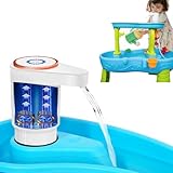 Pitjeck Water Table Pump,Water Pump for Water Table 4 Hours Lasting time Battery Powered Pump for Kids Sand Water Play Table.