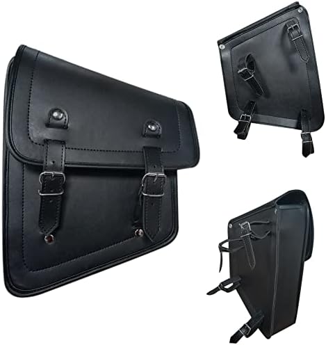 A-Pro Pannier Saddle Bags Leather Universal Fit Soft Motorcycle