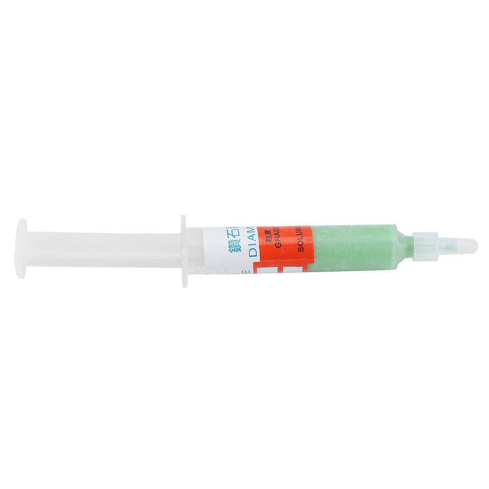 Pasta Diamantata, Akozon 5 Pezzi Pasta Lucidante Diamantata W0.5-W40 Tubo Ad Ago per Pasta Abrasiva Composta per Lappatura per Vetro Orologio Giada Gioielli Lucidatura Ad Alta Precisione(W14#800)