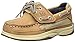 Sperry baby boys Lanyard Alternative Closure Boat Shoe, Dark Tan/Navy, 6 Little Kid US