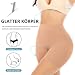 YARRCO Unterhosen Damen Unter Rock Kurze Hose Nahtlose Anti Scheuern Miederhose Radlerhose Miederpants Unterwäsche Boyshorts Boxershorts (Dunkelbeige,L)