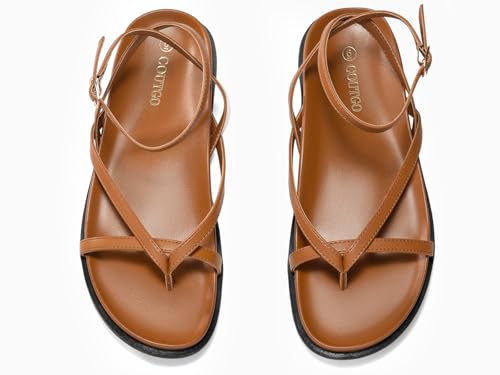 Image of Coutgo Women's Strappy Flat Sandals
