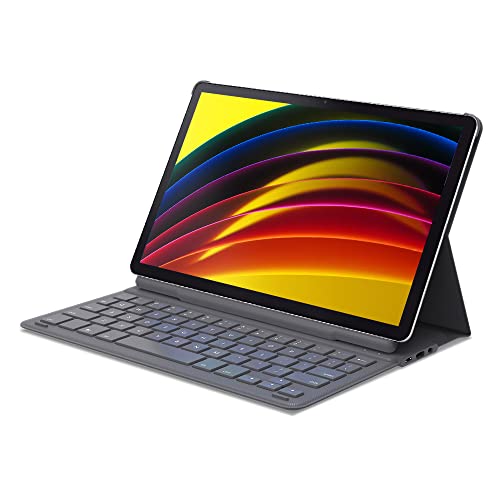 Image of Lenovo Tab P11 (11 inch / 27.94 cms, 4 GB, 128 GB, Wi-Fi + LTE, Data Only), Platinum Grey with Keyboard
