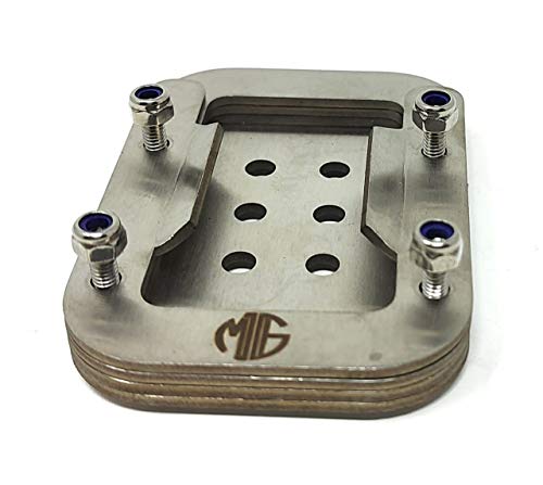 Image of TRP TRADERS Brushed Stainless Steel Side Stand Extender for Royal Enfield Interceptor 650 / Continental 650CC