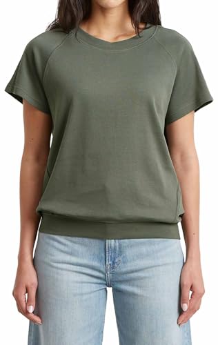 T-shirt vert G-Star Raw femme manches raglan taille S