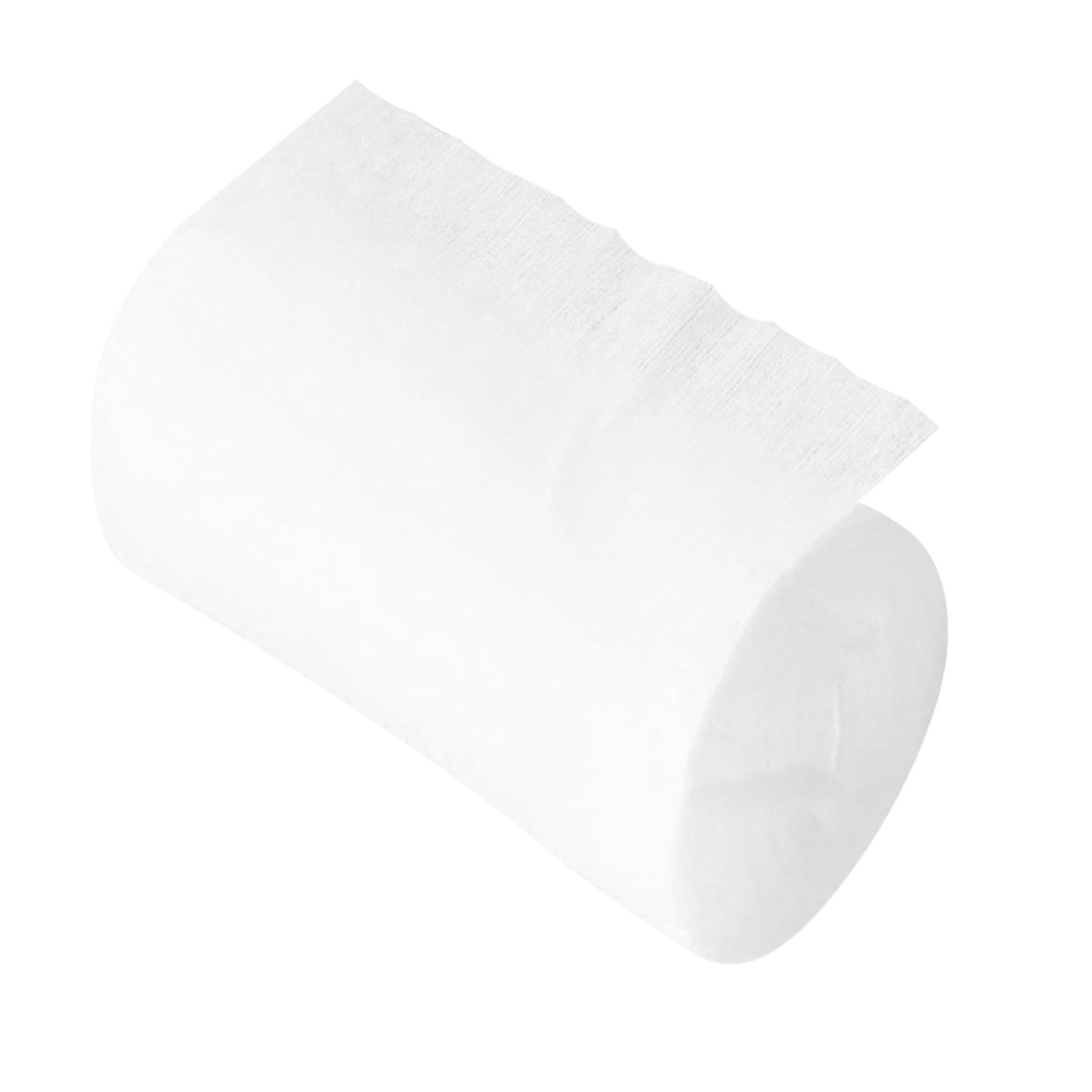 Doublures de Couches Lavables en Fibre de Bambou Blanc, 100 Feuilles par Rouleau, Sûres et Absorbantes, pour Bébés et Protection Quotidienne