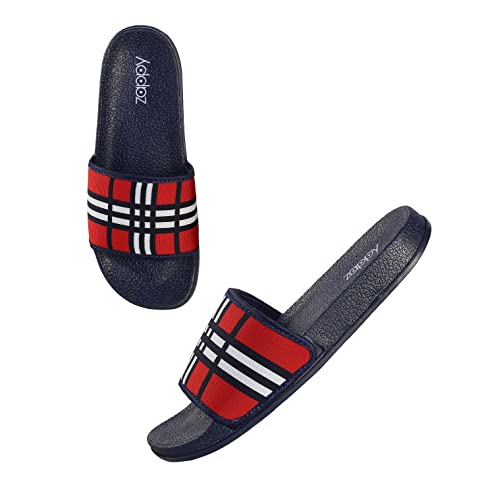 Image of ZAPPY Men's and Boy's Comfortable Flexible Super Soft Strap Slides Flip-Flop Slippers