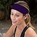 Bondi Band Headbands for Women, Tapered Anti Slip Workout Headbands That Stay In Place, Absorbent, Moisture Wicking, For Running, Yoga, Skiing and More,, Posh Purple, 4 inch Wide Band