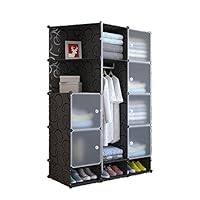 Amazon｜クローゼッ ワードローブ 衣類収納 収納ラック棚 - 組み立て