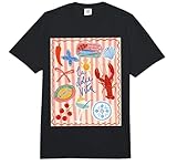 Italian Summer Limoncello Seafood Retro Coastal Vibes Women Comfort Colors Adult Heavyweight T-Shirt