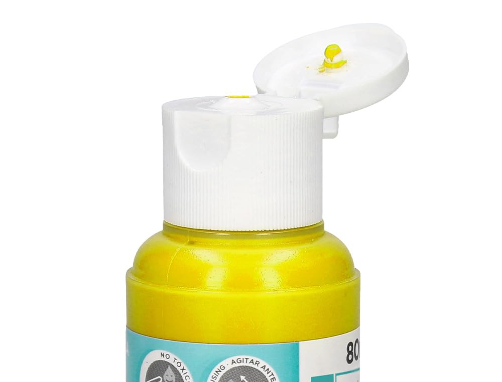 Farba akrylowa liderpapier garnek 80 ml żółty