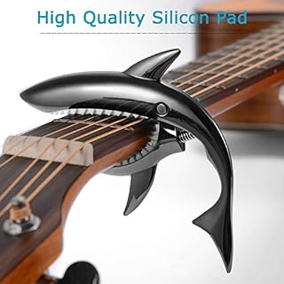 Capodastre pour Guitare Acoustique et électrique Rapidement Changer Pince Rembourrage Doux en Silicone Capodastre pour… - Les Beatles, Paul McCartney, John Lennon, RIngo Starr, George Harrison Capodastre pour Guitare Acoustique et électrique Rapidement Changer Pince Rembourrage Doux en Silicone Capodastre pour… – Image 4
