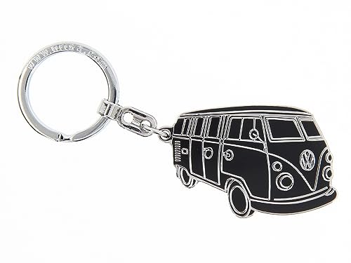BRISA VW Collection - Llavero de Metal T1 Camper Bus con Forma de Silueta (Silueta/Negro)