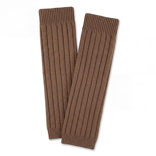 Image of Women's Cable Knit Leg Warmers - Ribbed Knee High Boot Socks for Winter, Layering & Dance Warmups