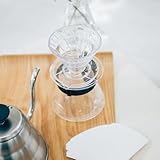 HARIO V60 Plastic Coffee Dripper, White, Size 2 - Image 6
