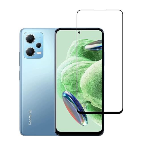 Image of DD SON Premium HD+ Tempered Glass Screen Protector Guard Compatible For Redmi Note 12 5G, Redmi Note 12 4G, Redmi Note 12R Pro, XM Poco X5 (2023) Edge to Edge Coverage With Easy installation kit for Smartphone