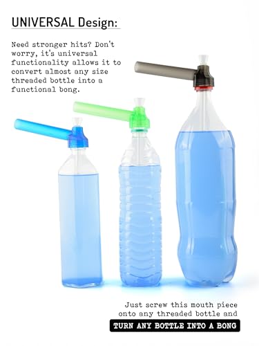 Image of UniBo (Universal Bong) 18 cm Portable Detachable Water Pipe Bong - White