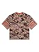 SOLY HUX Men's Jersey Shirt Short Sleeve V Neck Soccer Jerseys Sports T-Shirts Summer Tops Streetwear Orange Multi Large